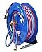 Auto Rewind Retractable Welding Hose Reel w/50ft Oxygen Acetylene Twin Hoses