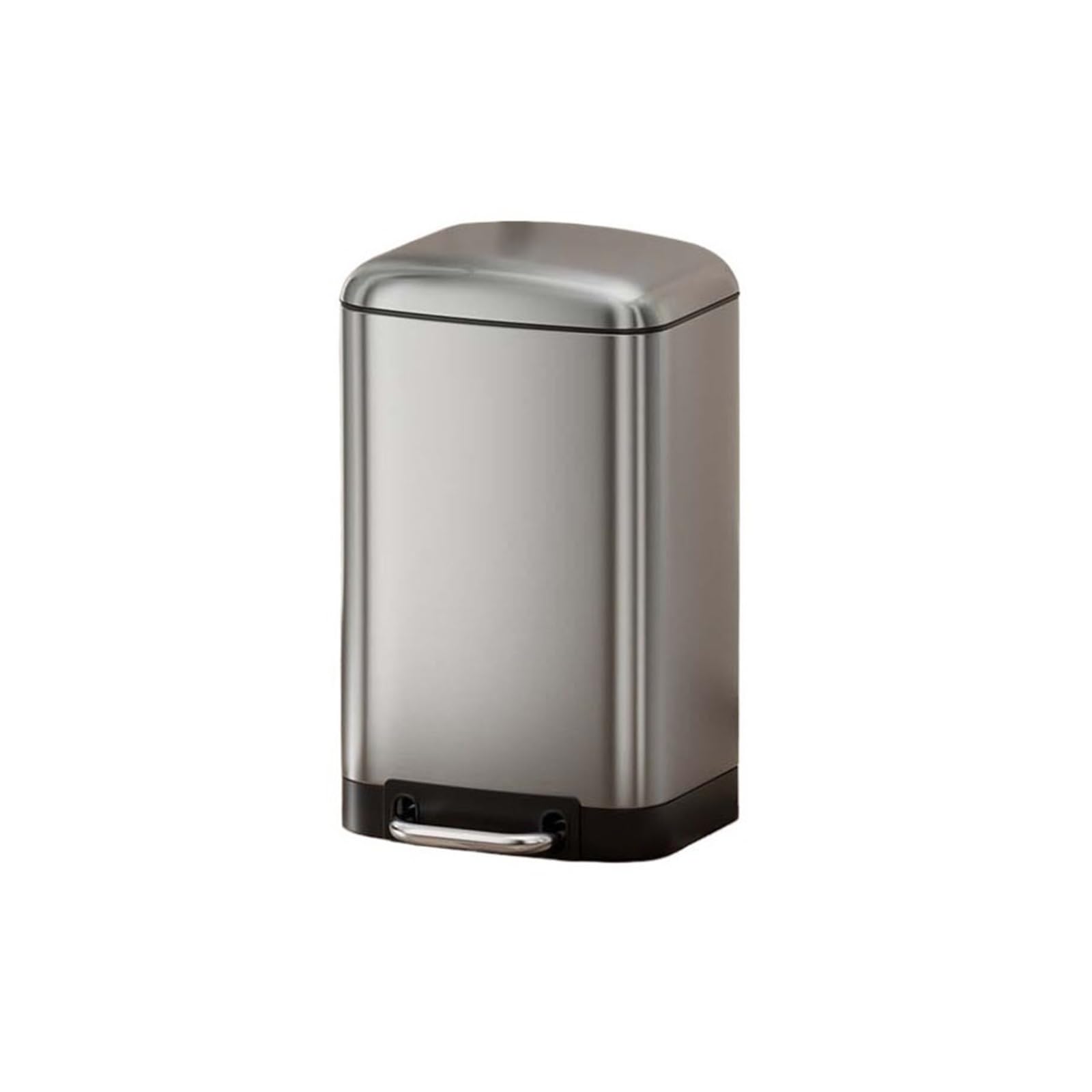 Garbage Bin Kitchen foot operated trash can(Silver)