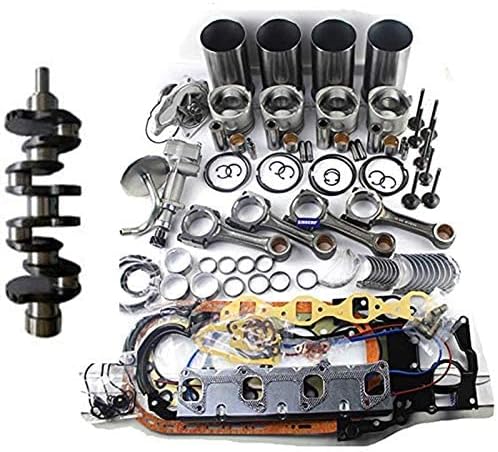 4JB1 2.8L Rebuild Kit&Oil Pump&Connect Rods For Isuzu Mustang Bobcat 843 853 1213 960 2060 Loader Kobelco SK60
