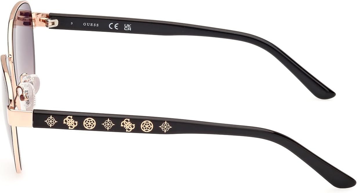 Guess GU00101 05B shiny black 55/17/140 WOMAN Sunglasses