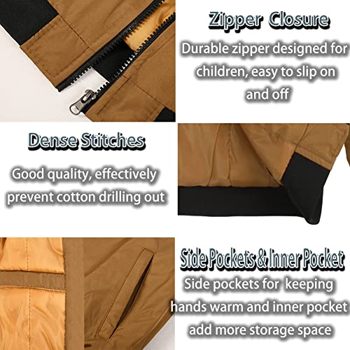 Image of SNOW DREAMS Boys Girls Bomber Jacket Flight Jackets Spring Varsity Jacket
