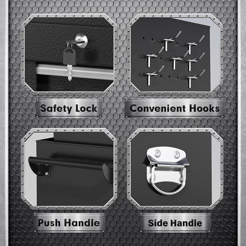 INTERGREAT 8-Drawer Detachable Tool Chest