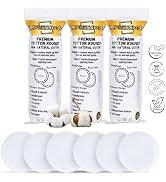 ImpressionZ 300Pcs Premium Cotton Rounds for Face – Hypoallergenic, Pure & Natural Makeup Remover...