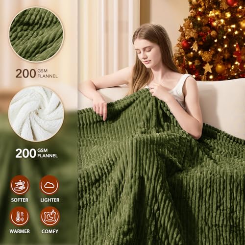 Image of Homemate Electric Heated Blanket King Size - 100 inchx90 inch Heating Blanket King Size Dual Control 1 /2 /4 /6 /8 Hours Auto-Off 10 Heat Level Over-Heat Protection Soft Flannel Sherpa ETL Certification