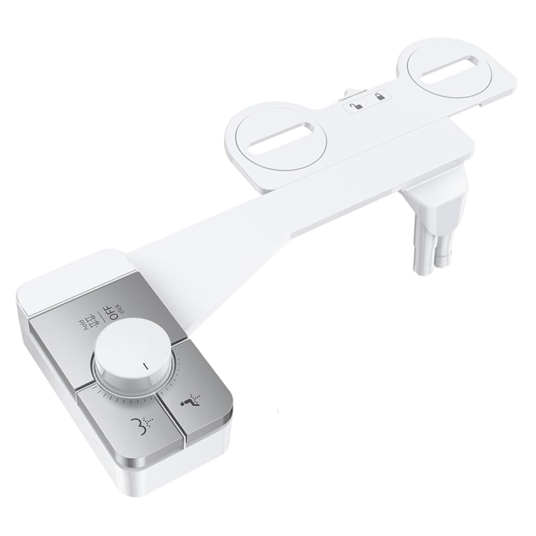 Bidet Attachment for Toilet Dual Nozzle Toilet Bidet Sprayer with Soft and Comfortable Cleaning, Easy Installation Attachment Sprayer Attachments