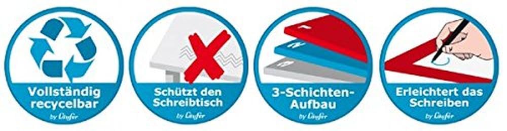 Läufer Sous-main Durella, 400 X 530 Mm, Noir