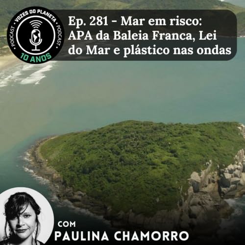 Ep. 281 - Mar em risco: APA da Baleia Franca, Lei do Mar e pl&aacute;stico nas ondas