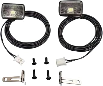 For Scania For Volvo Kabolite Cat336 Huina Jdm Lesu 1/12 1/14 Big Arm Spotlight RC Model Dump Hydraulic Excavator Truck RC Upgrade Light