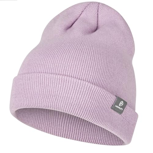HAMUNI Beanie Mütze für Herren Damen Winter Warme Beanies Unisex Klassische Wintermützen Strickmütze Dehnbare Weiche Acryl Beanie Hat Vintage Einfarbig Strickmütze...