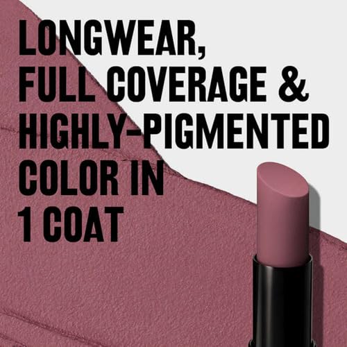 Image of REVLON ColorStay Suede INK Lipstick, Waterproof, Longwear, Transfer proof, Antioxidant-rich Vitamin E, With Vegan Formula made without parabens, Power Trip - 012