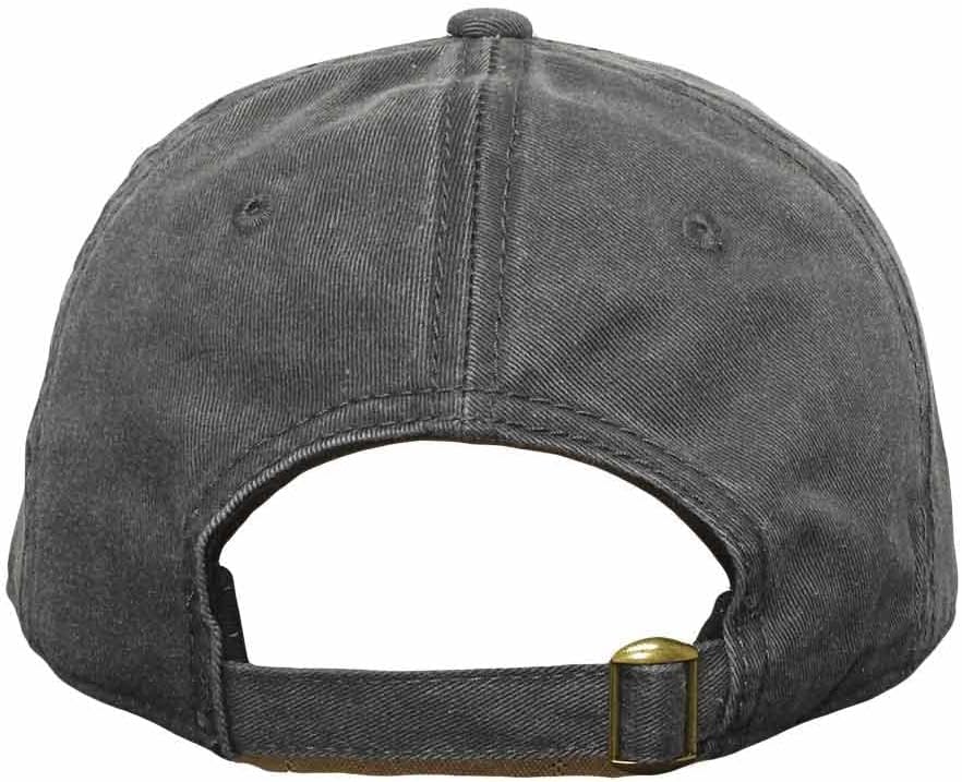VetFriends.com Vietnam Era Veteran Vintage Grey Baseball Hat with 1960-1975 Eagle Insignia