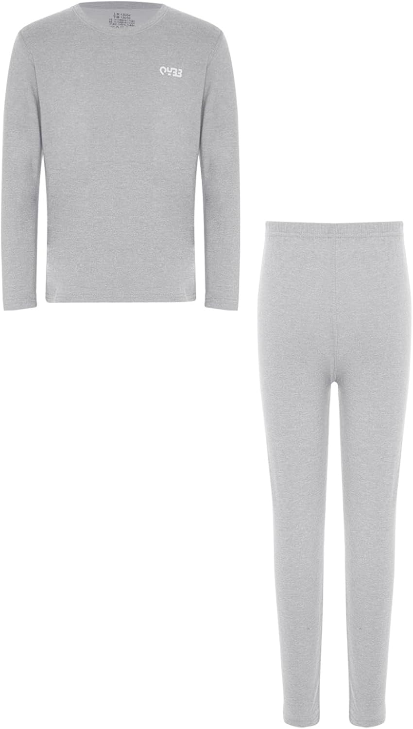Long Johns for Boys Girls Thermal Underwear Set Long Sleeve Top with Leggings Winter Clothes Elastic Base Layer