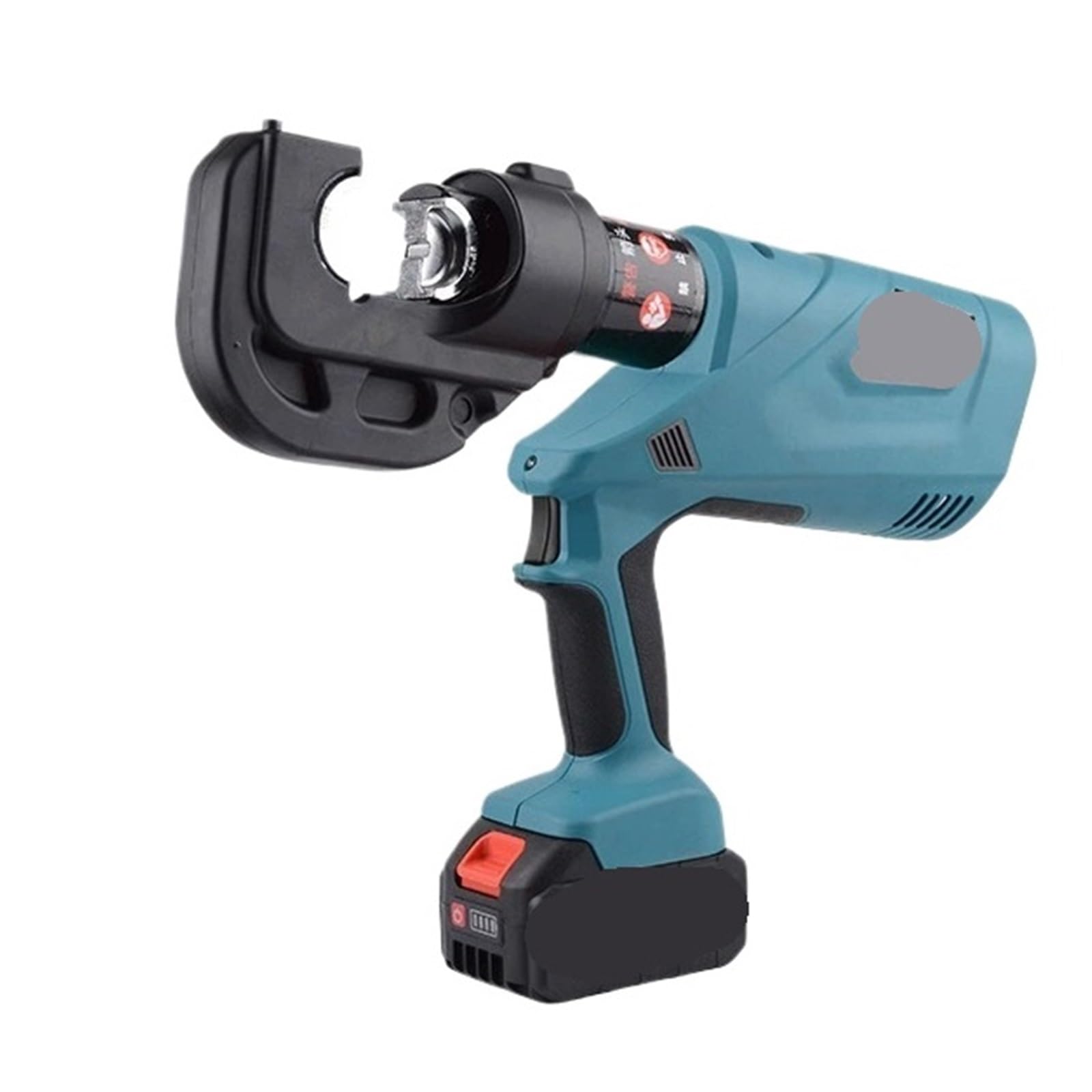 Bnvewr 1 Hydraulic Crimping Tool, Electric Hydraulic Pliers Rechargeable Crimping Lithium Cable Cutter Tool(Ez-400)