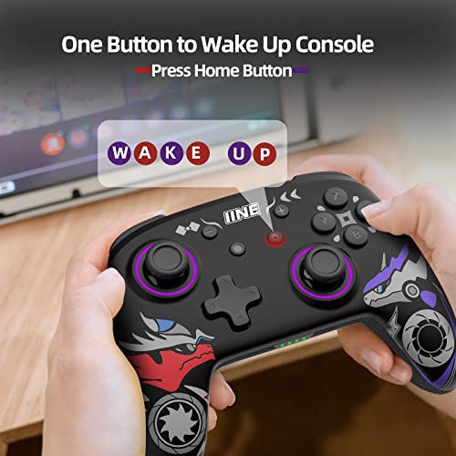 Iine Pokemon Controller For Switch With Game Theme Print 5 In 1 Protective Case Cover Set #TOP4