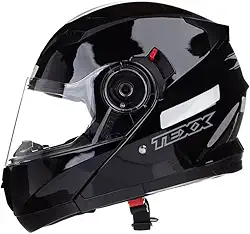 Capacete Texx Escamot Gladiator V3 Preto Brilho 58