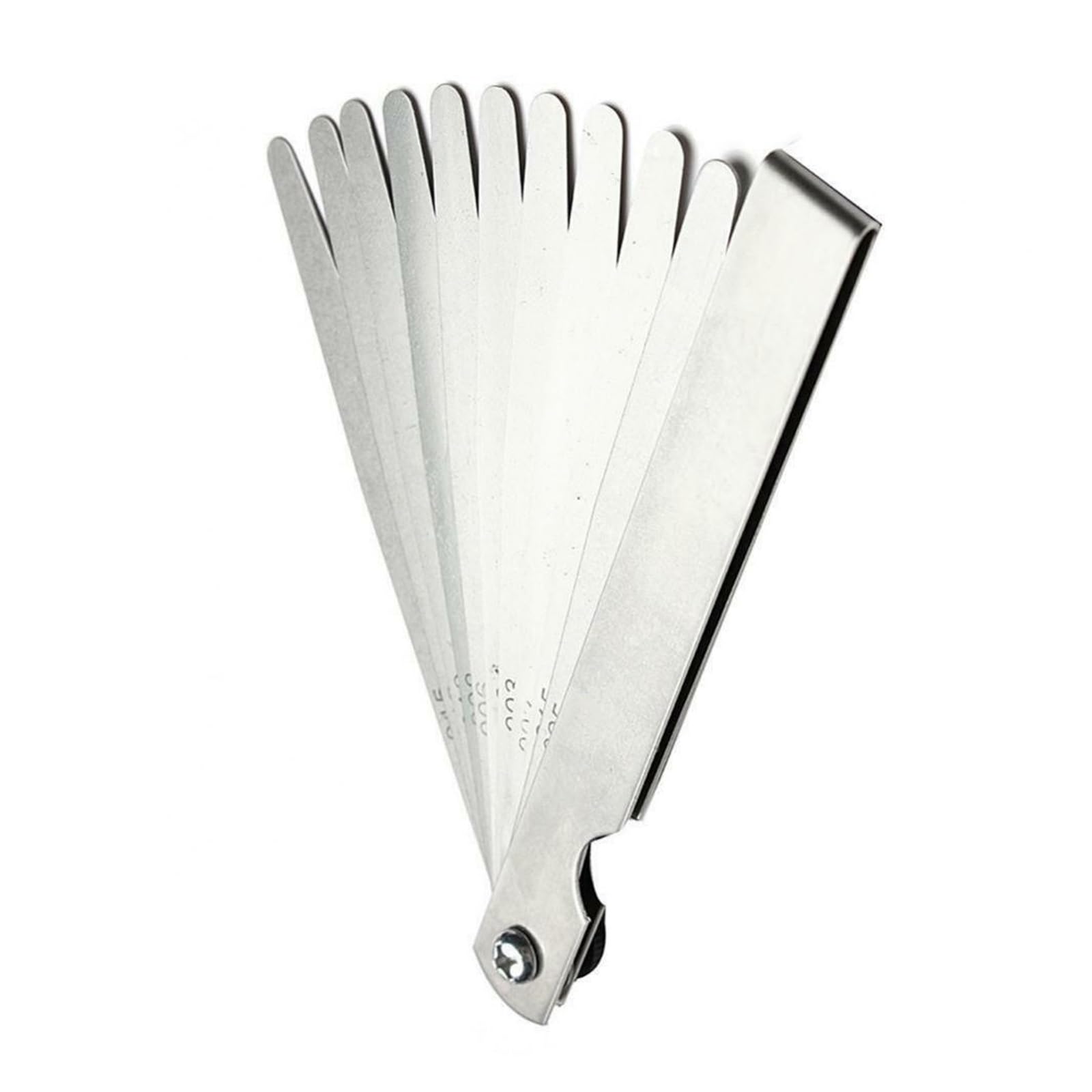 Cfwwsaq 20 Blades Feeler Gauges, Feeler Filler Gauge 20/17 Blades Hcs Gap Metric/Sae Measuring Tool Foldable Thickness Gap Metric Filler(20 Blades)