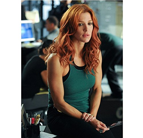 Poppy Montgomery Waist Up Shot Sitting Arms Folded in Lap Looking Lovely 8 x 10 Inch Photo