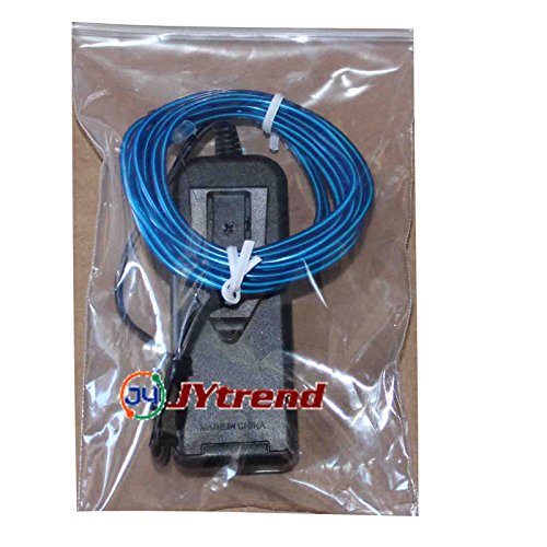 Jytrend 9Ft Neon Light El Wire W/Battery Pack - Blue #TOP1