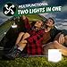Energizer LightxPower Cube Camping Lantern, X1000 Lantern Dual Power Rechargeable and AA Battery, IPX4 Water Resistant