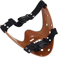 Vista 2 de nezababy Hannibal Lecter Máscara Cosplay El Silencio de los Corderos Media Cara Asesino de Resina