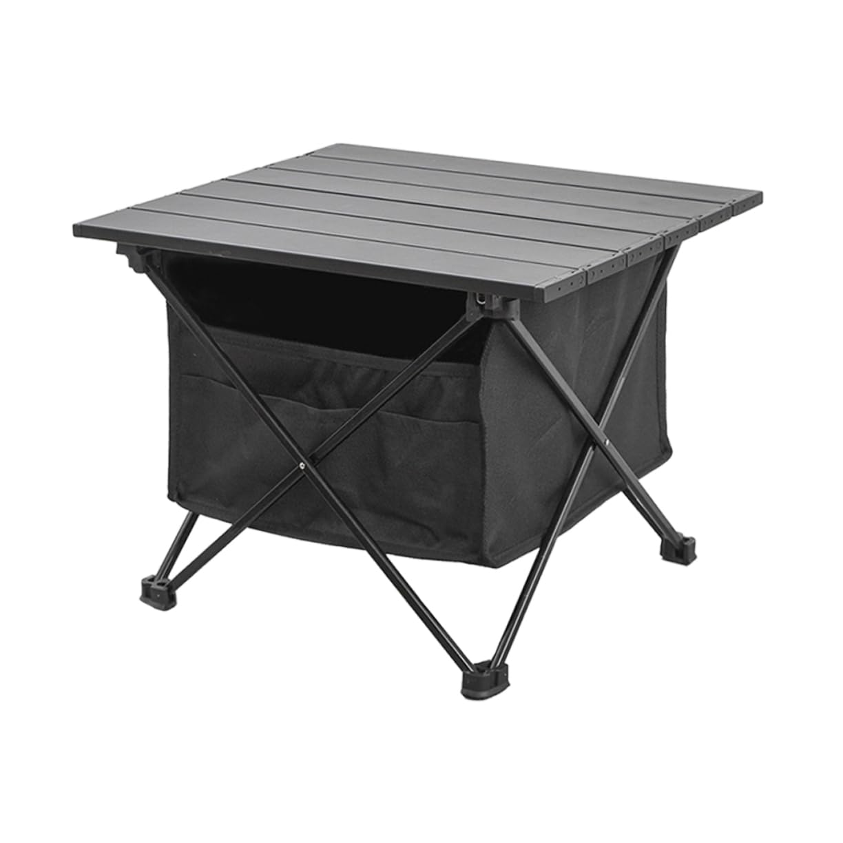 Mikinona Portable Folding Desk for Camping Lightweight Collapsible Outdoor Table Easy Setup for Picnics Bbqs Travel Beach Activities Multi Functional Design with Storage