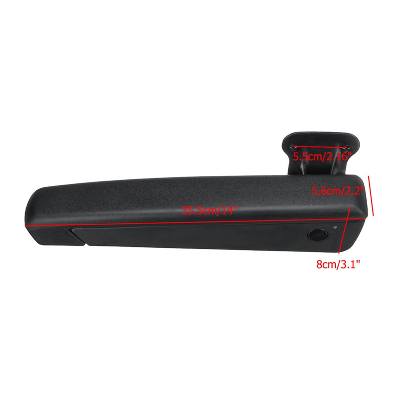 Bandeja de Silicona para Consola Apoyabrazos Ajustable Para Asiento De Coche RV, Soporte De Mano Para Lado Izquierdo/derecho Para Caravana, Autocaravana, Barco,Camión, Accesorios Para Coche(Right)