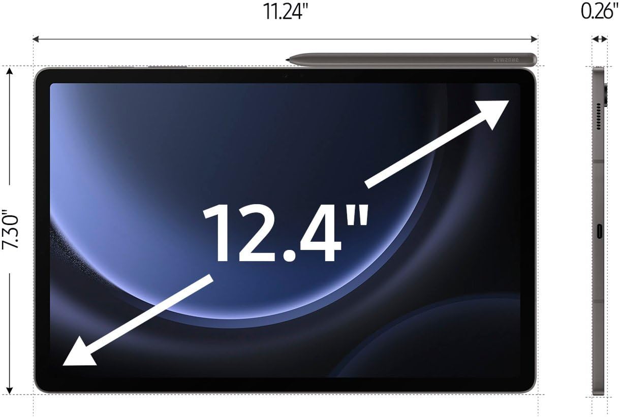 Amazon.com : SAMSUNG Galaxy Tab S9 FE+ 12.4