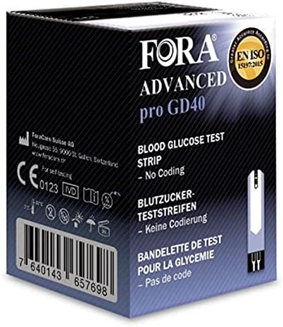 Advanced Pro GD40 Blood Glucose/ß-Ketone Meter (Blood Glucose Strips x 50)