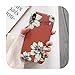 Produktbild Schutzhülle für iPhone 11 Pro XR XS Max X 6 6S 7 8 Plus, Blätter-Muster, matt, weich, IMD Art Floral Back Cover, for iPhone 8 Plus, T7
