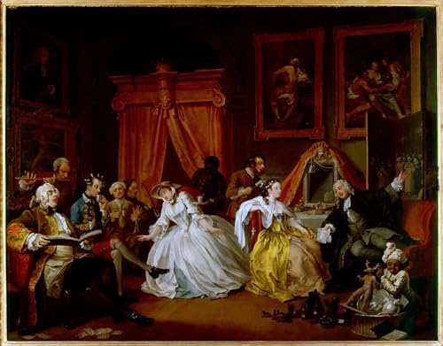 Tableau célèbre William Hogarth sur toile 60x90cm pour habiller un mur vide