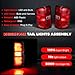 SHINEHOME Tail Light Assembly Compatible with 2014 2015 2016-2019 Chevy Silverado 1500 2500HD 3500HD GMC Sierra 3500HD Left Driver Side Right Passenger Side Taillight Brake Lamp Bulb and Harness
