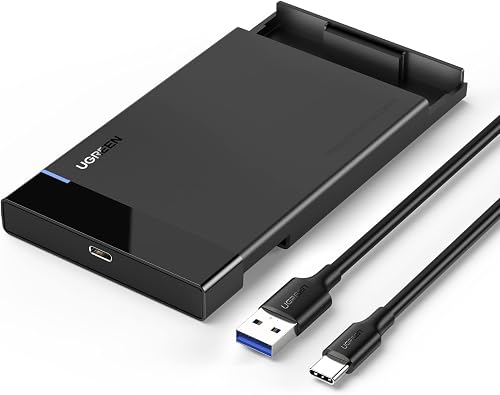 UGREEN 6Gbps 2.5 Inch Hard Drive Enclosure Type C USB-C S…
