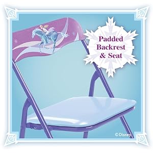 Disney Frozen Kids Folding Table & Chairs Set for Kid and Toddler 36 Months Up to 7 Years, Includes: 1 Table (24" L x 24" W x 20" H), 2 Chairs (13" L x 13.5" W x 21" H) Weight Limit: 70 lb Disney Frozen Kids Folding Table Chairs Set for Kid and Toddler 36 Months Up to 7 Years Includes 1 Table 24 L x 24 W x 20 H 2 Chairs 13 L x 135 W x 21 H Weight Limit 70 lb