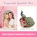 MIXDOM Peacock Gifts for Women Girls, Peacock Trinket Box, Christmas & Valentines Day Gifts For Her