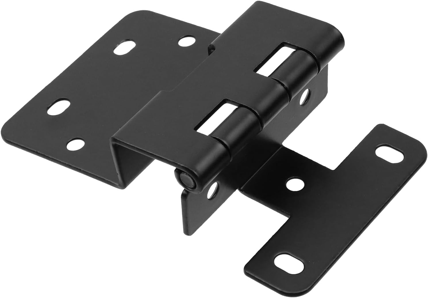 Antrader Five-Knuckle Hinge,270 Degree Stainless Steel Hinge for 3/4" Door Thickness,Black (4Pcs)