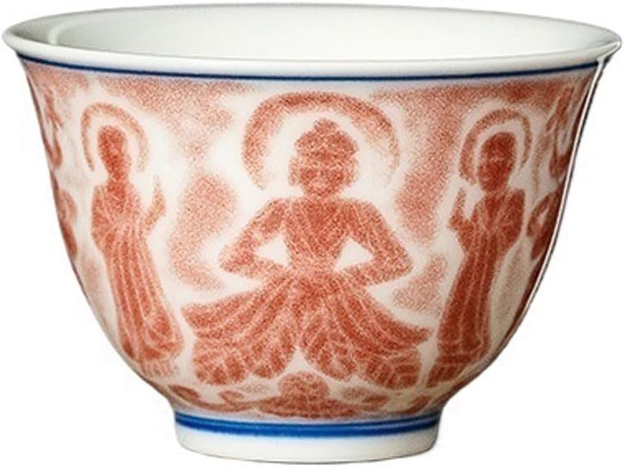 GSOUL Kungfu Tea cup Home Drinking Tea Cup Personal Owner Chinese Style White Ceramic Study Kung Fu Set Small Tea Cups