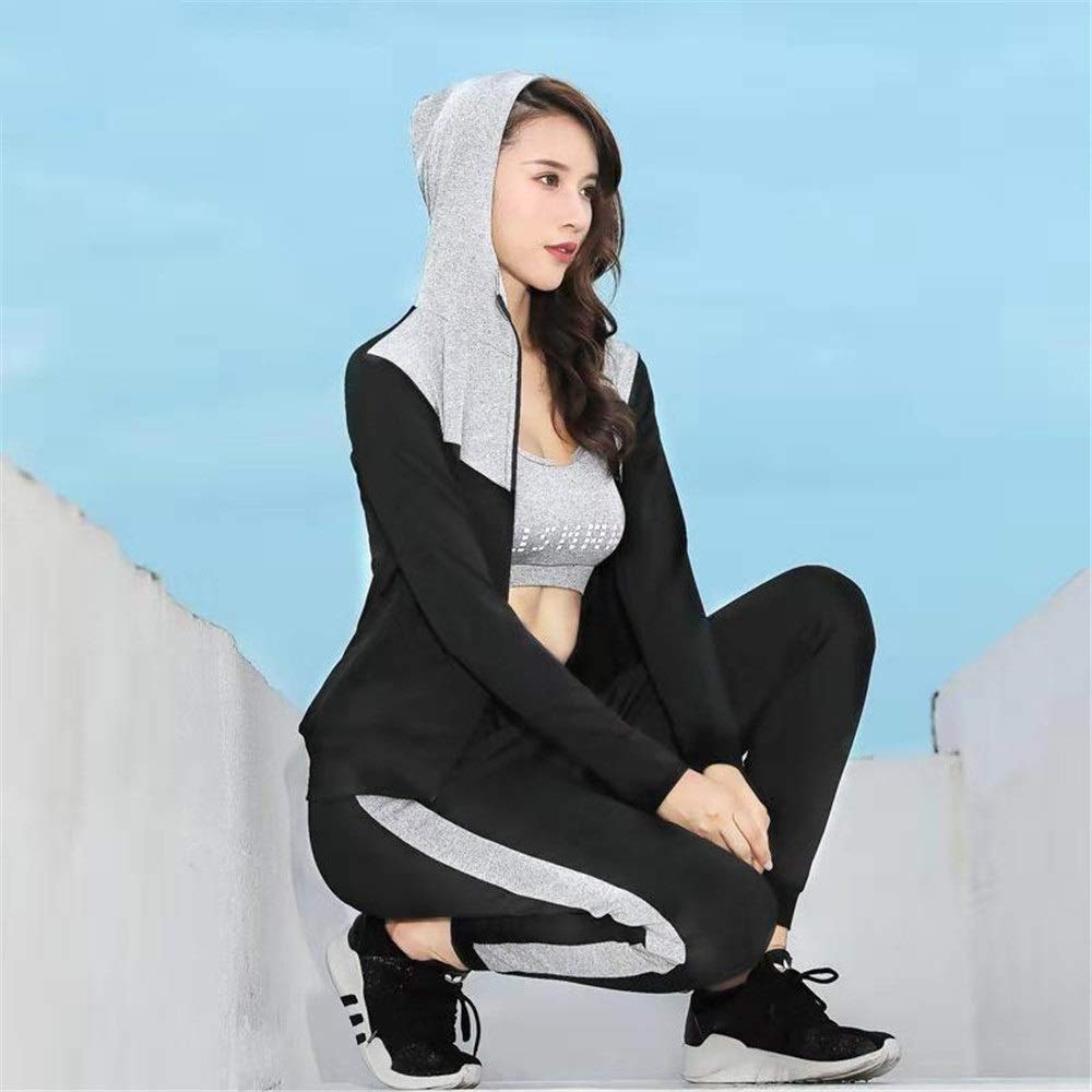 Amazon.co.jp: フィットネス ヨガのスーツ女性ジム速乾性の服は 