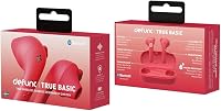 Defunc True Basic Vezeték nélküli Fülhallgató IPX4 Vízálló Bluetooth 5.0 Beépített Mikrofonnal Töltőtokkal Piros 2