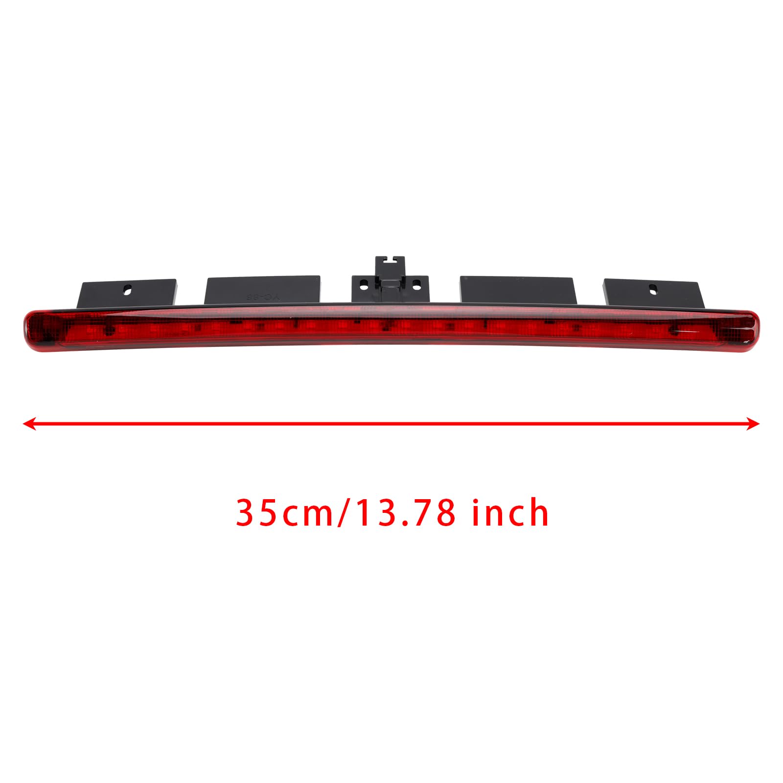 Dritte Bremsleuchte für Mini Cooper Cabrio R52 2003-2008,Ersatzteil 63256961016 6961016,Hintere Zentralleuchte Rot,Kunststoff Gehäuse Schwarz,Direkter Austausch
