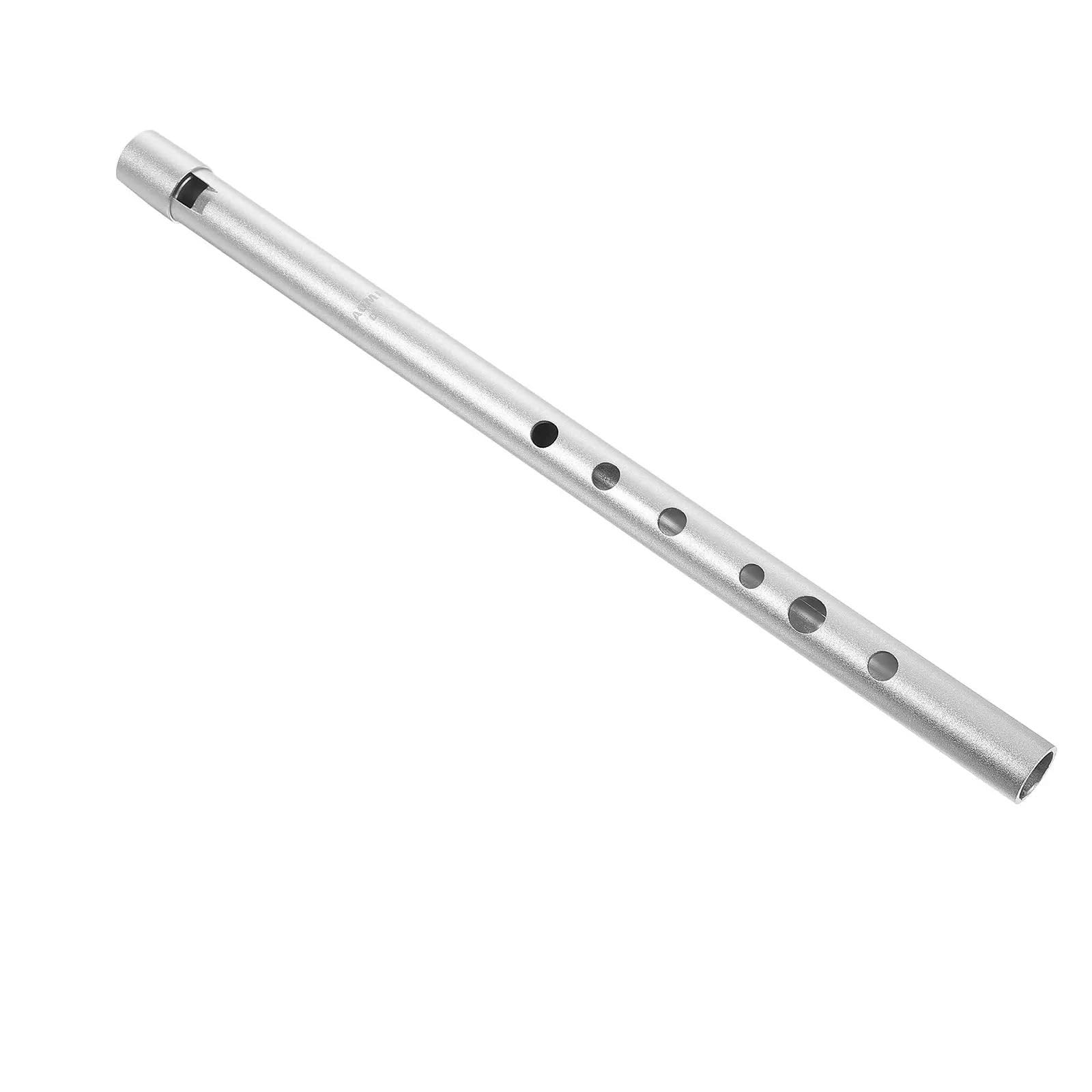 Flauto A Pistone 1 pz fischio flauto in lega di alluminio registratore soprano portatile clarinetto a 6 fori for principianti strumento a fiato a tono alto Strumento Educazione Musicale