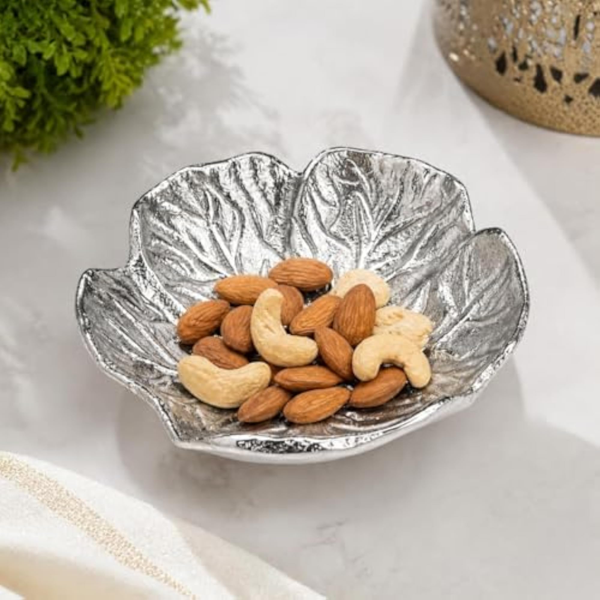 Luxury Decorative Flower Shape Serving Bowl Set