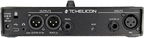 TC Helicon PLAY ACOUSTIC 3-Button Vocal and Acoustic Guitar Effects Stompbox with BodyRez and Looping
