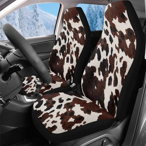 Housse de siège avant pour chien et voyage | Tissu vache élastique