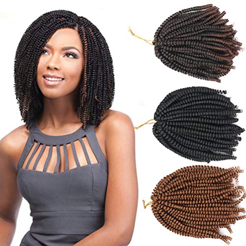 FRCOLOR Dreadlocks Twist Wig Short Encaracolado Peruca Trançada Faux Crochet Cabelo Perucas Afro par