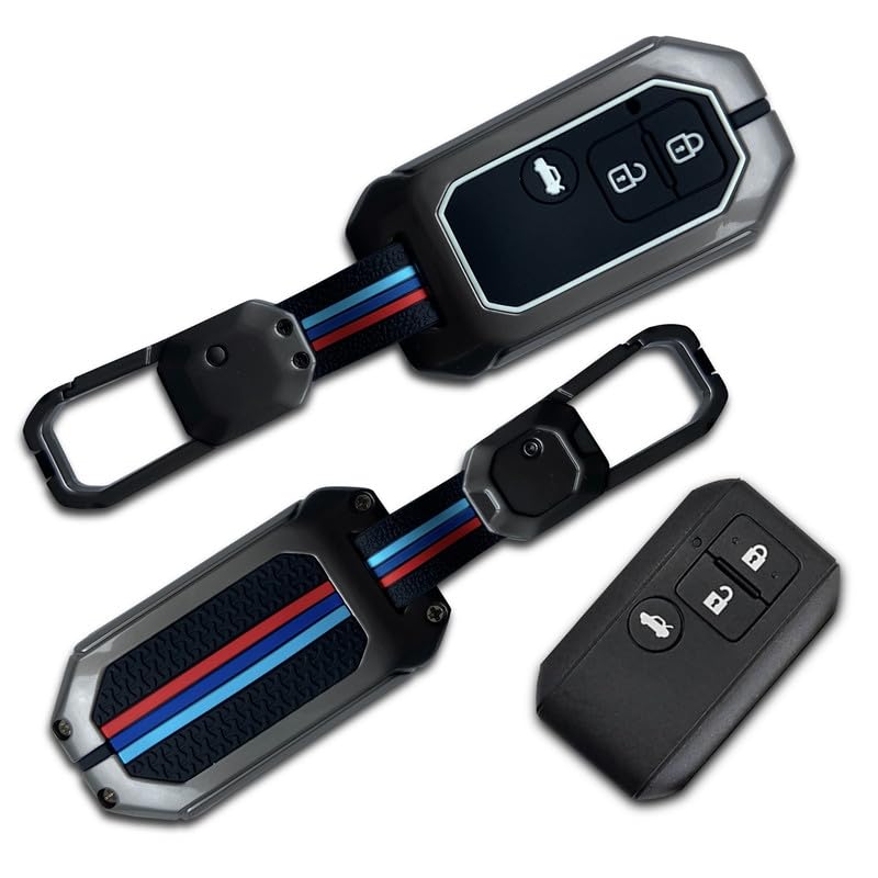 Image of NEODRIFT 'KeyShield' Car Key Cover for Maruti Suzuki Ertiga (Shape 3, 03 Buttons) (Durable, Stylish, and 360 Protection)