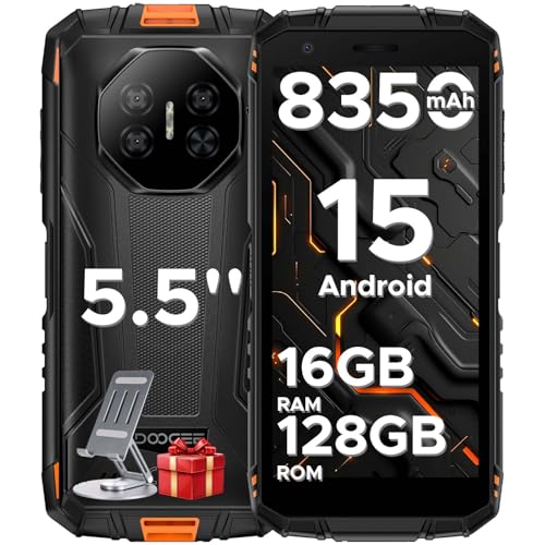 DOOGEE Fire 3 Pro Rugged Smartphone 2025,16GB+128GB, 5.5" HD+ Telefono