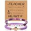 Teacher Bracelet 1pcs-purple