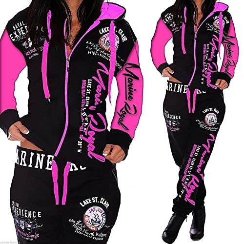 Gm Mgboygym Womens Sweatsuits 2 Piece Hoodie Tracksuit Sets Casual Comfy Jogging Suits For Women Rose Red-L #TOP1