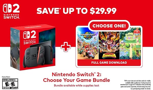 Nintendo Switch 2: Choose Your Game Bundle - 1