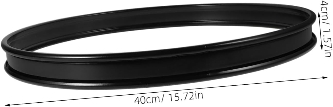 Toyvian 16.73 Inch Drum Hoop Replacement Metal Ring for Snare and Bass Drums with Spray-Painted Finish Durable Diy Percussion Instrument Accessory for Band Studio and Practice